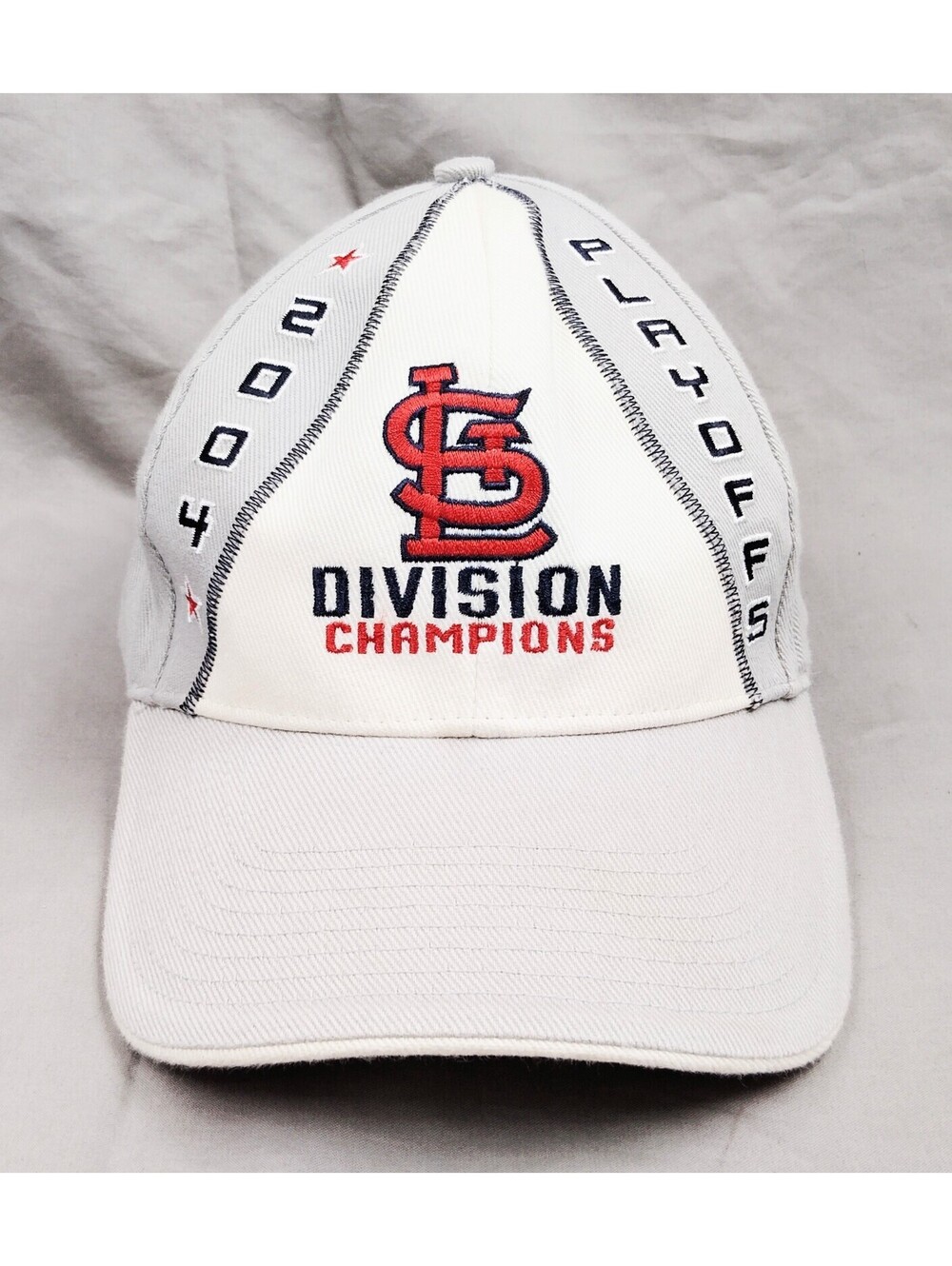 St Louis Cardinals 2004 Division Champions Playoffs MLB Twins Enterprise Hat